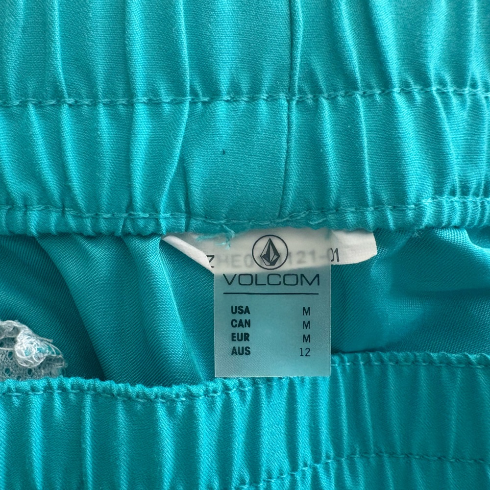 Volcom Teal Athletic Running Shorts - Picture 6 of 6